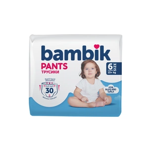 Підгузки Bambik трусики 6 (15+ кг) 30 шт (4823071652536) зображення 1
