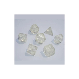 Набір кубиків для настільних ігор Games 7 Days Transparent 7 Dice Set - Colorless (g7dtran11) зображення 1