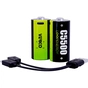 Акумулятор Verico C/R14 USB Type-C 3700mAh 1.5V Li-ion * 2 (LoopEnergy) (1BTOV-A4N0A2-NN) - зменшене зображення 2