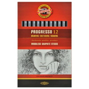 Олівець графітний Koh-i-Noor 8911 4B, Progresso, woodless (891104B004PZ) зображення 1