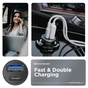 Зарядний пристрій Armorstandart USB Type-C PD20W + USB QC 3.0 Grey + cable Lightning (ARM82460) - зменшене зображення 3