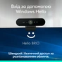 Веб-камера Logitech Brio 4K Ultra HD Graphite (960-001718) - зменшене зображення 7
