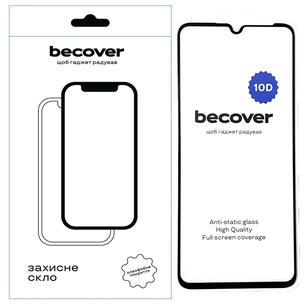 Скло захисне BeCover Honor X7a 10D Black (711334) зображення 1