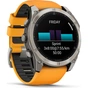 Смарт-годинник Garmin fenix 8 51mm, AMOLED, Saph, Ti/Bare/Grpht, SparkOrg/GrphtBd, (010-02905-11) - уменьшенное изображение 3