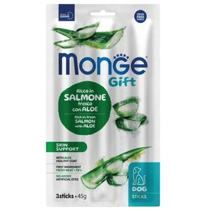 Ласощі для собак Monge Gift Dog Skin support лосось з алое 45 г (8009470085434) зображення 1