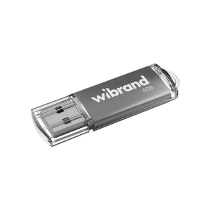 USB флеш накопичувач Wibrand 4GB Cougar Silver USB 2.0 (WI2.0/CU4P1S) зображення 1