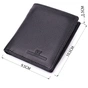 Гаманець ST Leather З натуральної шкіри Чорний (19466) - зменшене зображення 3