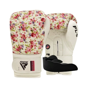 Боксерські рукавички RDX FL-6 White 8 унцій (BGR-FL6W-8oz) зображення 1