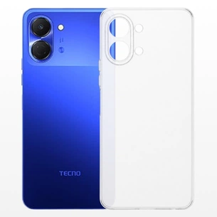 Чохол до мобільного телефона BeCover Silicone Tecno Spark Go 3 (KN3) Transparent (715692) зображення 1