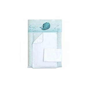Пеленальний матрацик Верес Menthol whale 50*70 (426.13) picture 1