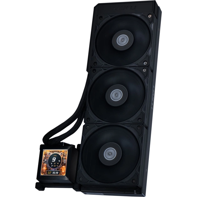Система рідинного охолодження Lian Li HydroShift LCD 360S, Black (G89.GHSLCD36SB.00) - изображение 1