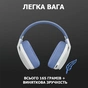 Навушники Logitech G435 Lightspeed Wireless Gaming Headset White (981-001074) - зменшене зображення 5