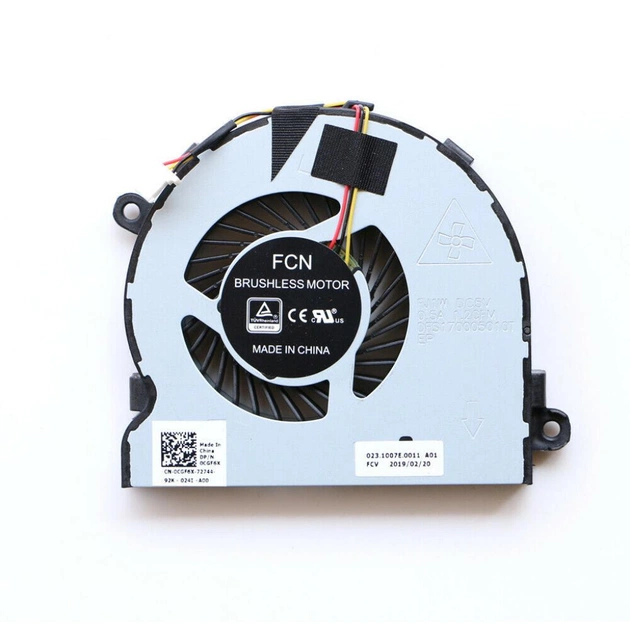 Вентилятор ноутбука Dell Inspiron 15 3567/3576,5V,0.5A,3pin (A48445) - изображение 1