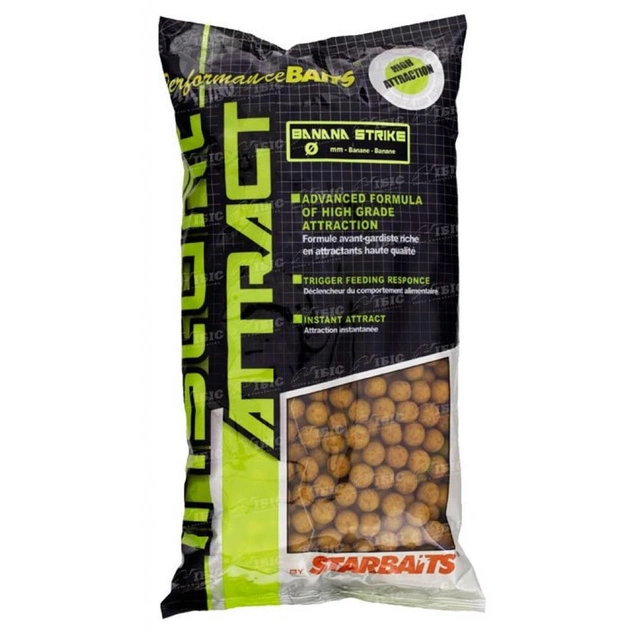 Бойл Starbaits Instant attract Banana strike банан 14мм 1кг (32.59.61) - зображення 1
