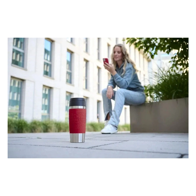 Термокружка Tefal Travel Mug Classic, 360мл, нержавіюча сталь, червоний (N2020410) - picture 11