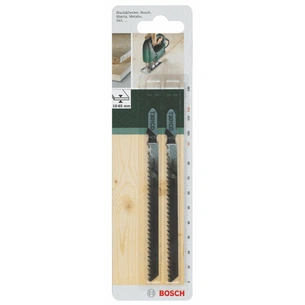 Полотно Bosch по дереву, T 301 CD, 3х116мм, 2шт (2.609.256.725) зображення 1