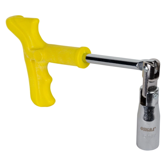 Ключ Sigma свічковий з шарніром посилений 16мм (6030321) - picture 4