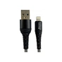 Дата кабель USB 2.0 AM to Lightning 1.0m MI-14 2A Black-Gray Mibrand (MIDC/14LBG) - зменшене зображення 1