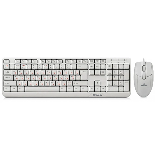 Комплект REAL-EL Standard 505 Kit, USB, white - изображение 1