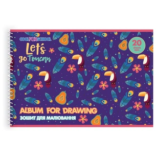 Альбом для малювання Cool For School на пружині, 20 аркушів (CF60903-10) зображення 1