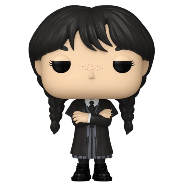 Фігурка Funko Pop серії Венздей - Венздей (чорне пальто) (86679) - зображення 1