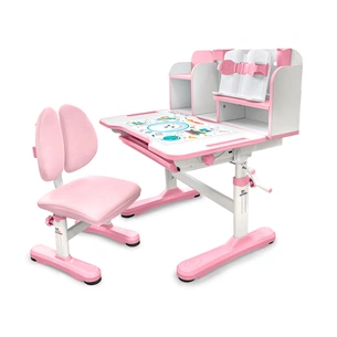 Парта зі стільцем Evo-kids Panda pink (BD-28 PN) зображення 1