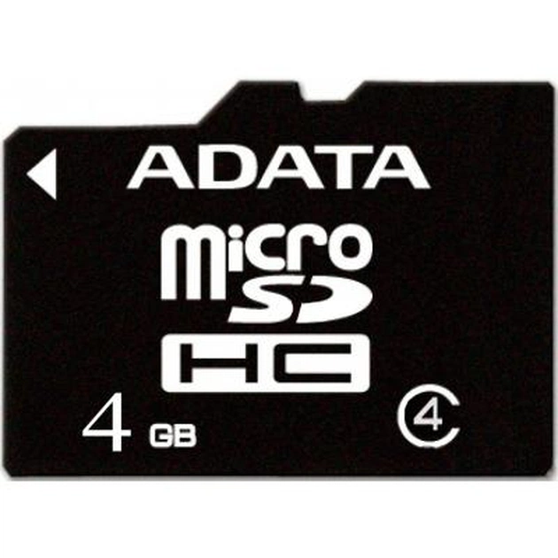 Карта пам'яті ADATA 4GB microSD class 4 (AUSDH4GCL4-R) - зображення 1