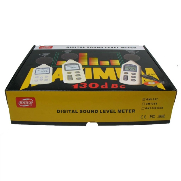 Вимірювач рівня шуму Benetech 30-130 дБ (GM1357) - picture 8