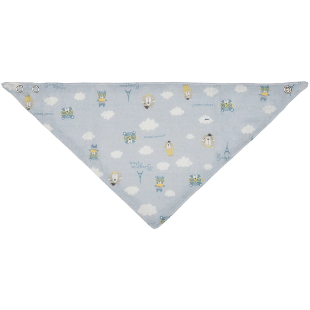 Слинявчик Canpol babies Bonjour Paris 2 шт Блакитний (26/900_blu) - picture 5