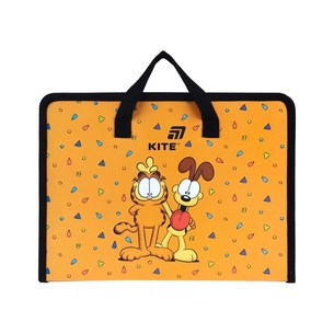 Папка - портфель Kite на молнии A4 Garfield , 1 отделение (GF26-202) изображение 1
