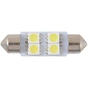 Автолампа WINSO SMD SV8.5 T11x39 4LEDS 5050 white (127430) - зменшене зображення 1
