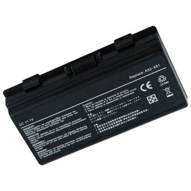 Акумулятор до ноутбука ASUS X51H (A32-T12, AS5151LH) 11.1V 5200mAh PowerPlant (NB00000011) - зображення 1