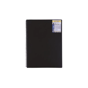 Блокнот Buromax spiral side, А6, 80sheets, CLASSIC, square, black (BM.2589-001) зображення 1