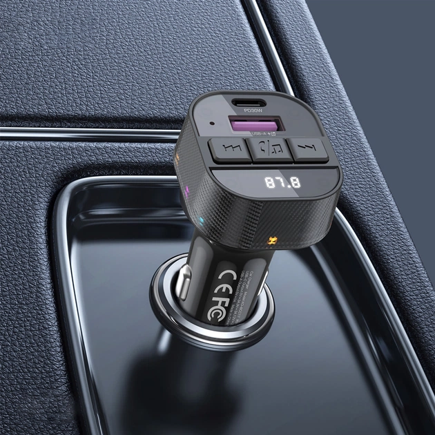 FM-трансмітер XO BCC17 Black - picture 1