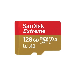 Карта пам'яті SanDisk 128GB microSD class 10 UHS-I U3 Extreme For Mobile Gaming (SDSQXAA-128G-GN6GN) зображення 1