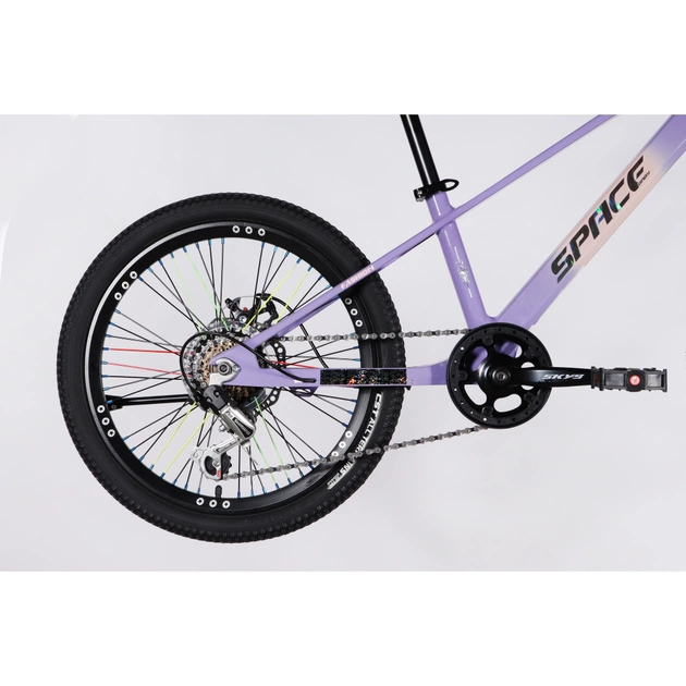 Велосипед Space 20" KID ALIOTH DD FR рама-11" MG 2025 фіолетовий (OPS-SK-20-017) - зображення 5