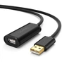 Дата кабель USB 2.0 AM to AF 20.0m Active black Ugreen (10324) - уменьшенное изображение 1