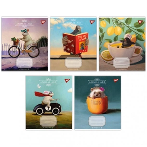 Зошит Yes Animal art 24 аркушів лінія (767035) зображення 1