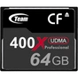 Карта пам'яті Team Compact Flash 64Gb 400x (TCF64G40001) - зменшене зображення 1