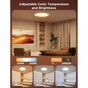 Светильник Govee 12" Smart Ceiling Light, RGBWW + RGBIC, WI-FI/Bluetooth, білий (H80A1C01) - уменьшенное изображение 7