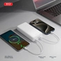 Батарея універсальна XO 20000mAh, 10.5W, white (XO-PB313-WH) - зменшене зображення 5