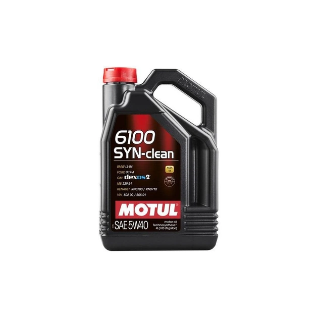 Моторна олива MOTUL 6100 Syn-clean SAE 5W40 4л (854250) - изображение 1