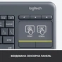 Клавіатура Logitech K400 Plus Touch Wireless UA Black (920-007145) - зменшене зображення 4