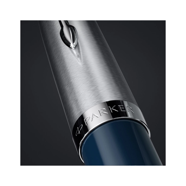 Ручка пір'яна Parker PARKER 51 Midnight Blue CT FP F (55 211) - изображение 4
