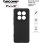 Чохол до мобільного телефона BeCover Poco X7 Black (713777) - зменшене зображення 1