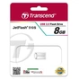 USB флеш накопичувач Transcend JetFlash 510, Silver Plating (TS8GJF510S) - зменшене зображення 4