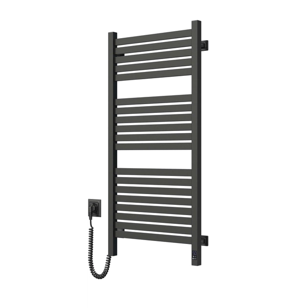 Сушарка для рушників Navin Авангард Х 1000х480 Wi-Fi лівобічна чорний муар (12-272155-4810) - зображення 5