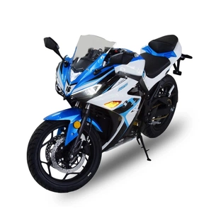 Электроскутер TV6 mid-drive FST 3000W 72V 60Ah white & blue (291186) изображение 1