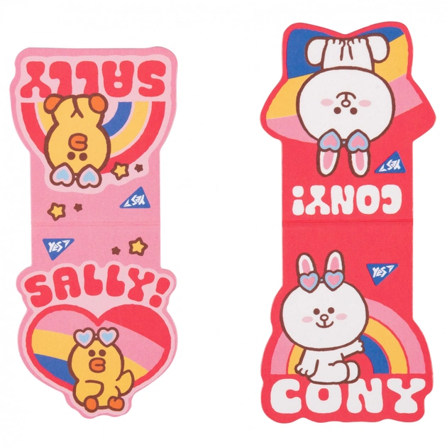 Закладки для книг Yes магнітні Line Friends Sally and Cony, 2шт (708108) - picture 3