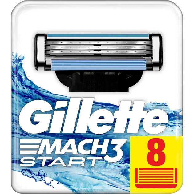 Змінні касети Gillette MACH3 Start 8шт (7702018462575) - изображение 1